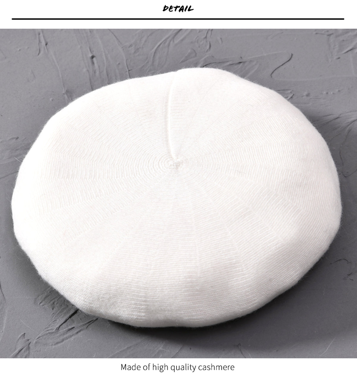 Autumn Winter Berets Hat Women Casual Knitted Wool Beret Wit - enhanced image 14