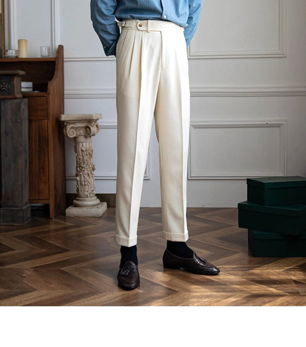 British Men Business Casual Pants - enhanced image 14