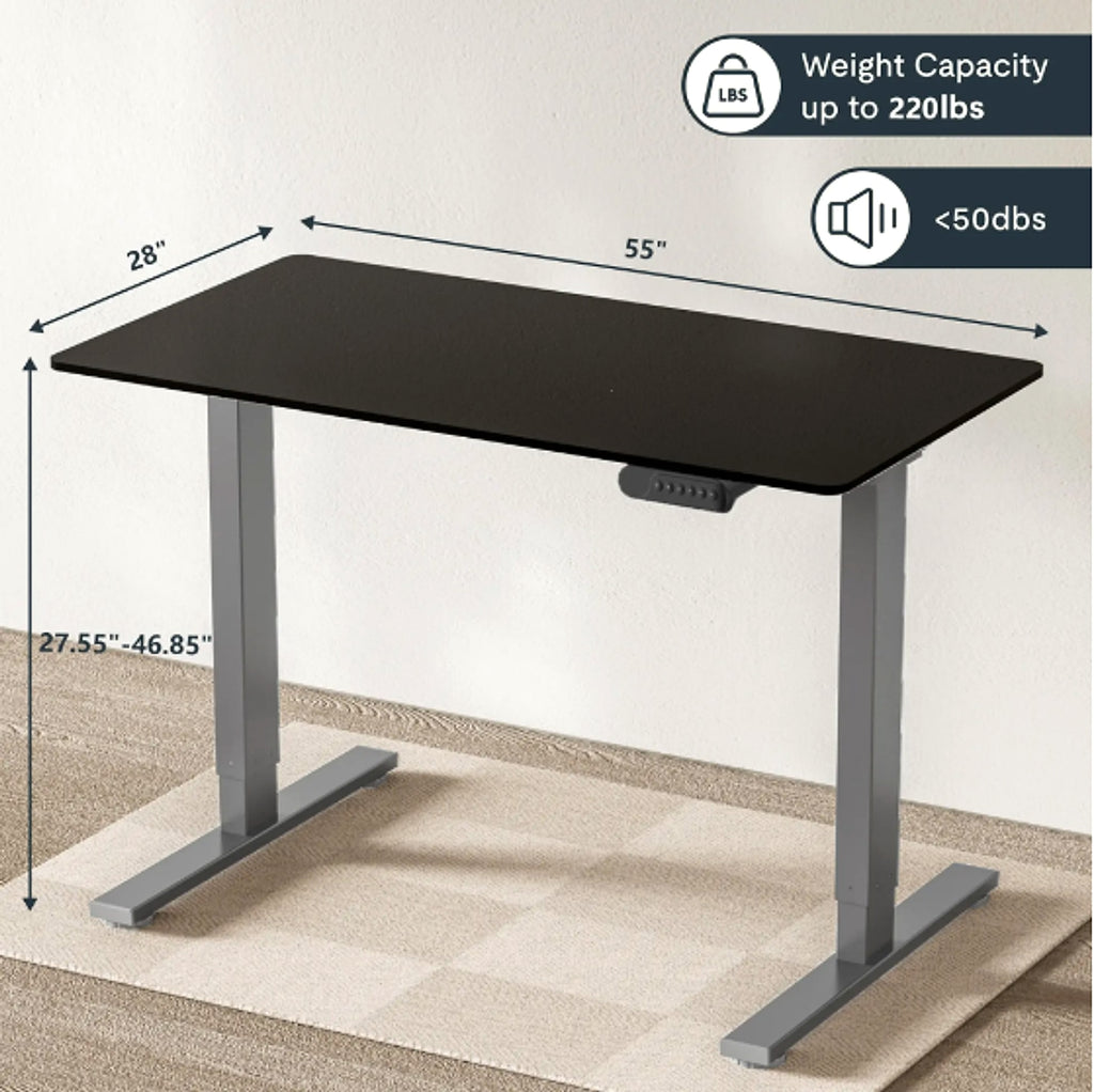 ErgoFlex™ – Electric Standing Desk 55" x 28" with Dual Motor & Memory Panel (US Warehouse) - enhanced image 14
