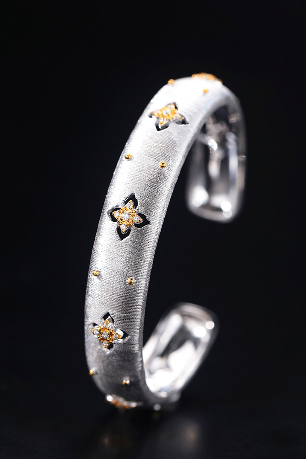 European And American Retro Brushed Bracelet S925 Silver - enhanced image 14