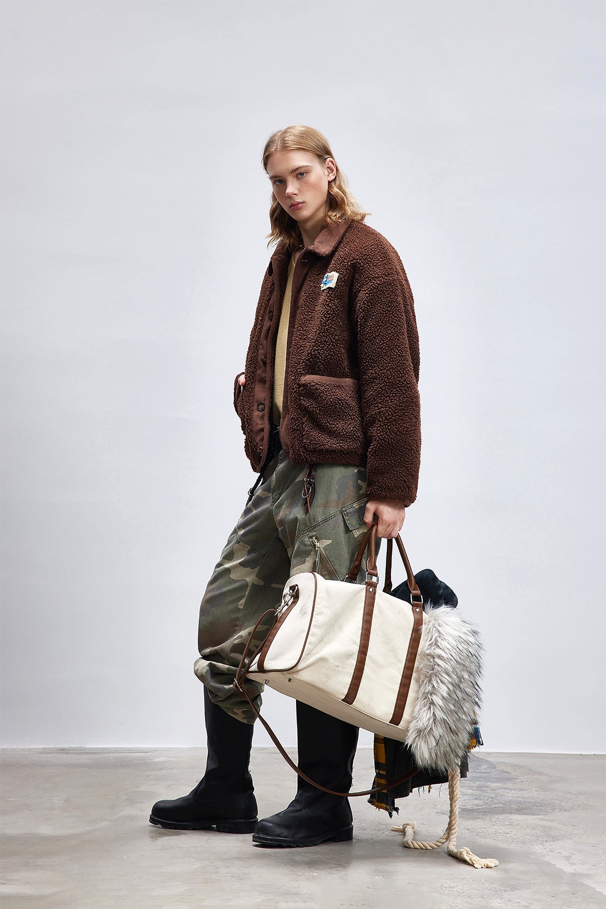 Lamb Wool Cotton Coat Thick Warm - enhanced image 14