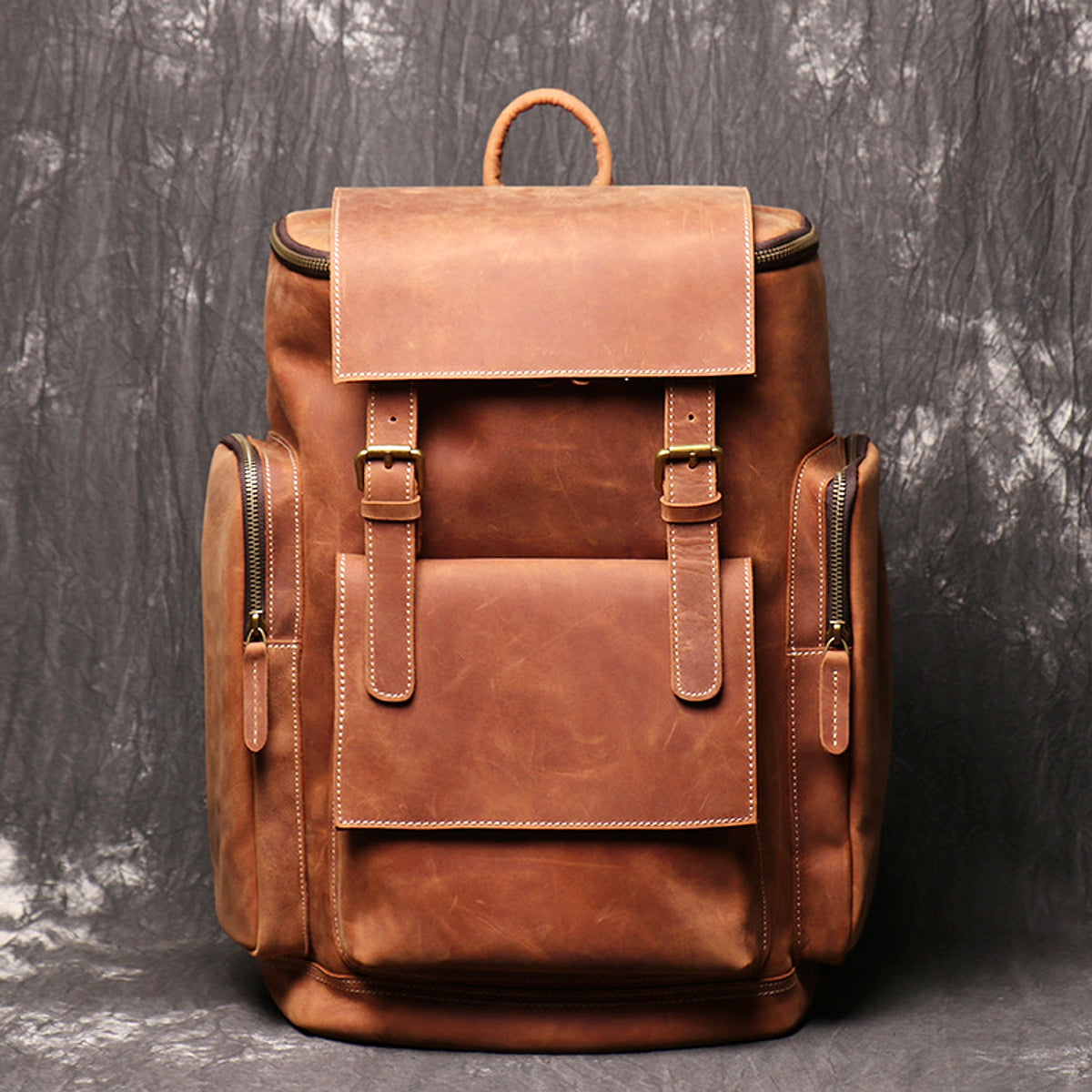 ALLFASHION™ – HeritageLeather Laptop Backpack - enhanced image 14