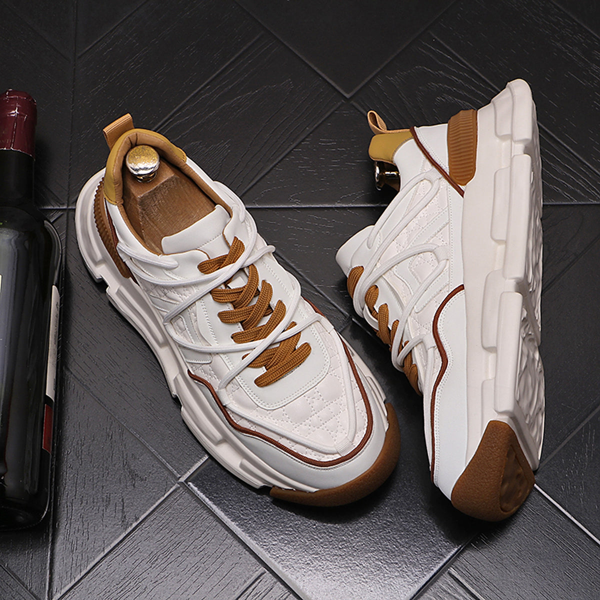 UrbanWalk™ – Colorblock Plush Winter Sneakers for Men - enhanced image 14