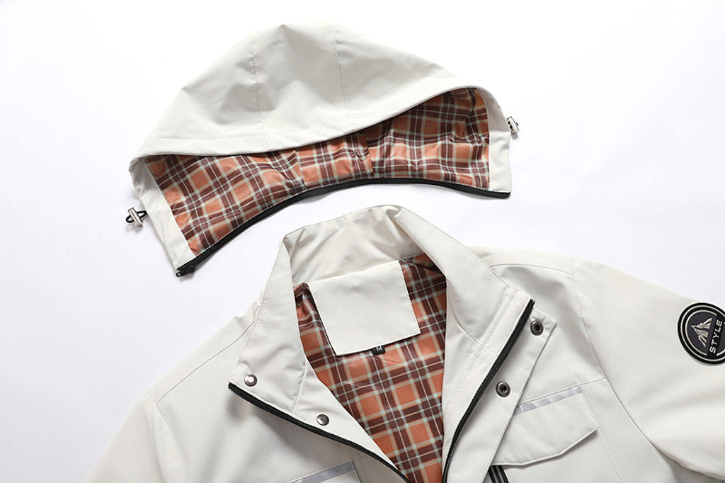 Men’s Mid-Length Hooded Trench Coat – Clean, Smart, Reliable