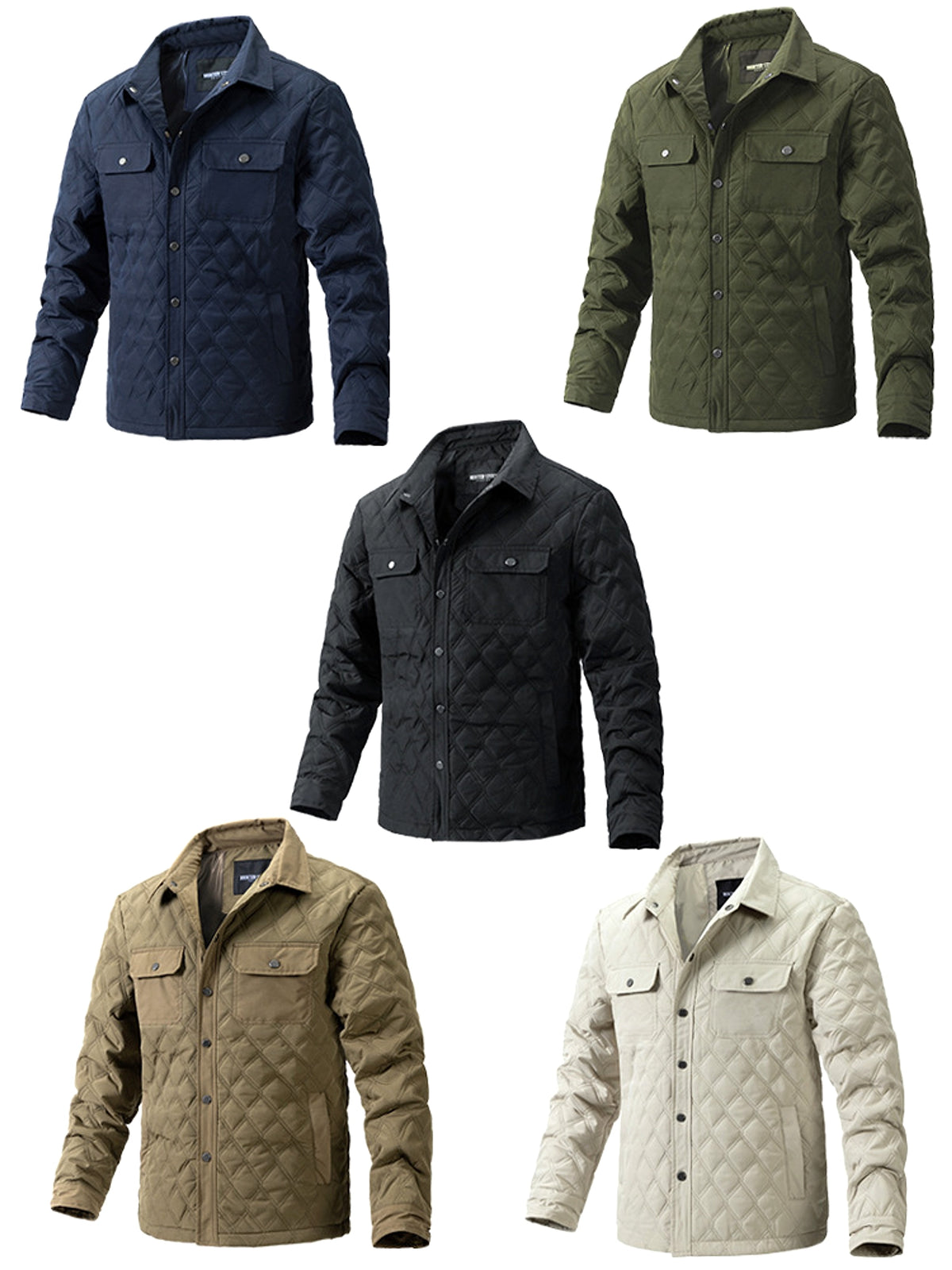 Men's Fashion Jacket Business Jacket Cotton Jacket - enhanced image 14