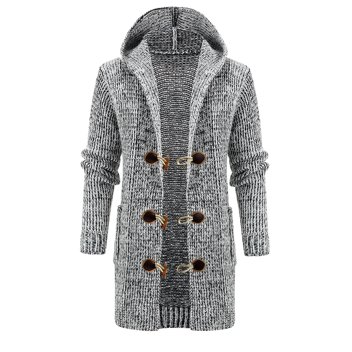 Men's Sweater European And American Style Mid-length Cardigan - enhanced image 14