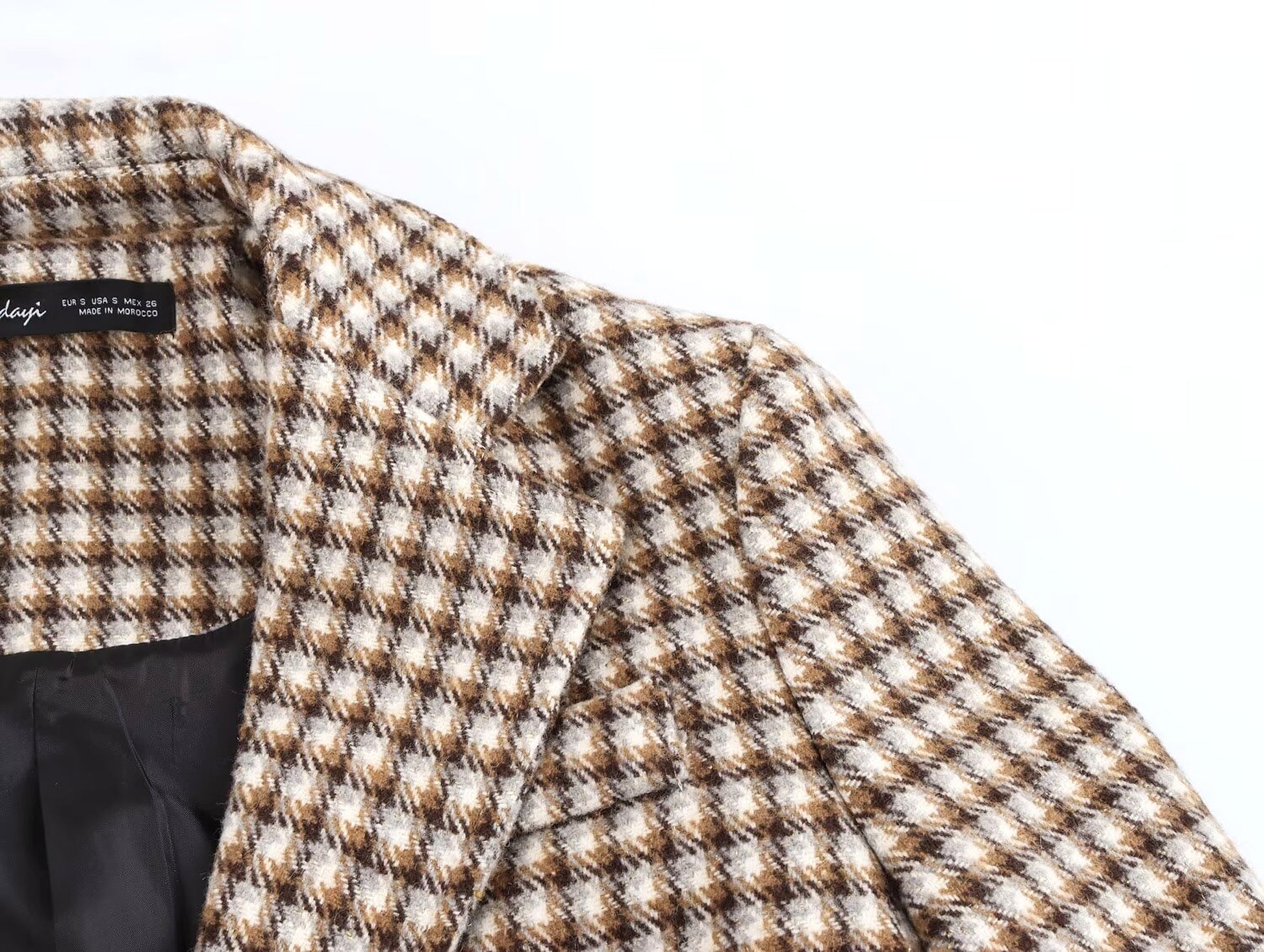 Retro Plaid Wool Look Coat – 25 Edition - enhanced image 14