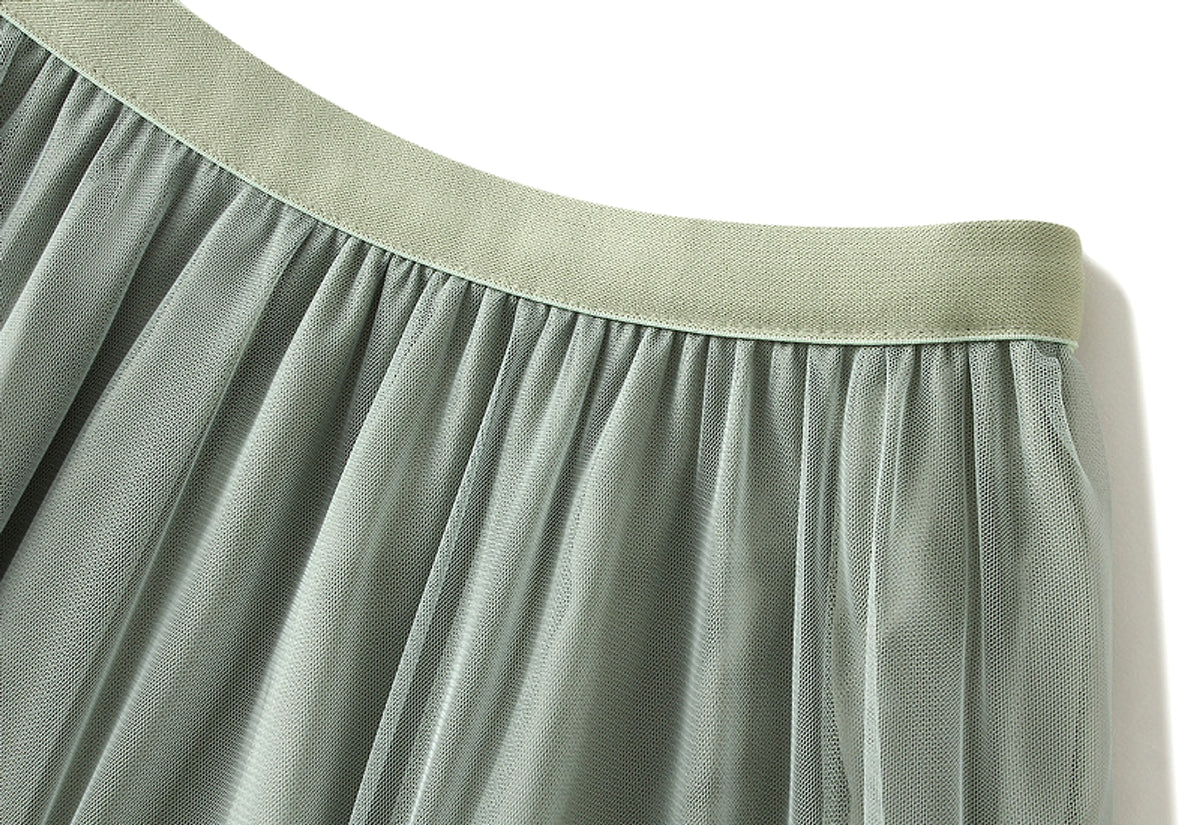 Slimming Multi-layer High-grade Gauze Skirt High-grade Skirt - enhanced image 14