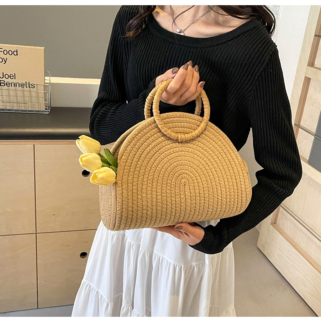 SolunaWeave™ – Tulip Shell Handbag - enhanced image 14
