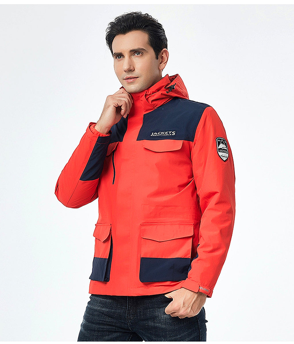 Winter Men Ski Jacket Waterproof Windproof Breathable Warm Softshell Long Sleeved Coat - enhanced image 14