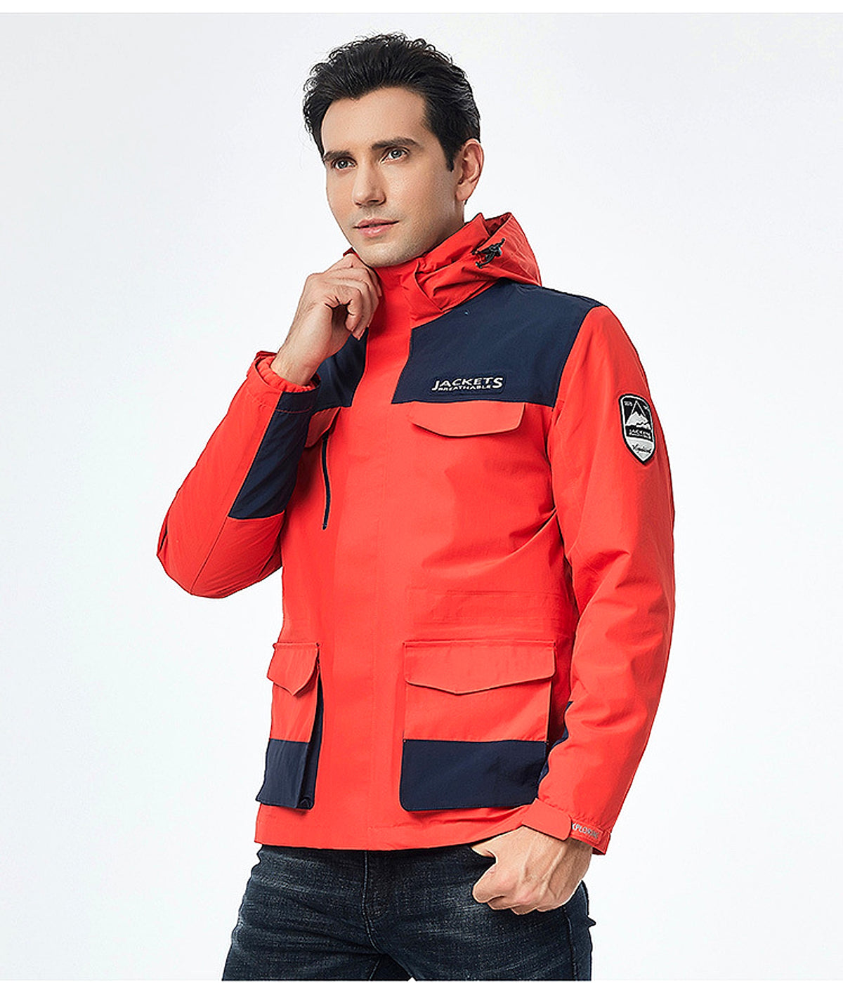 Winter Men Ski Jacket Waterproof Windproof Breathable Warm Softshell Long Sleeved Coat - enhanced image 14