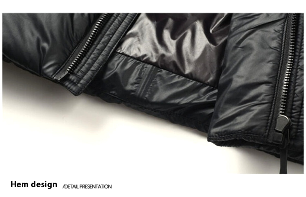 Winter Mid-old Men's Down Jacket Stand Collar Coat Thickened Protection Men - enhanced image 14