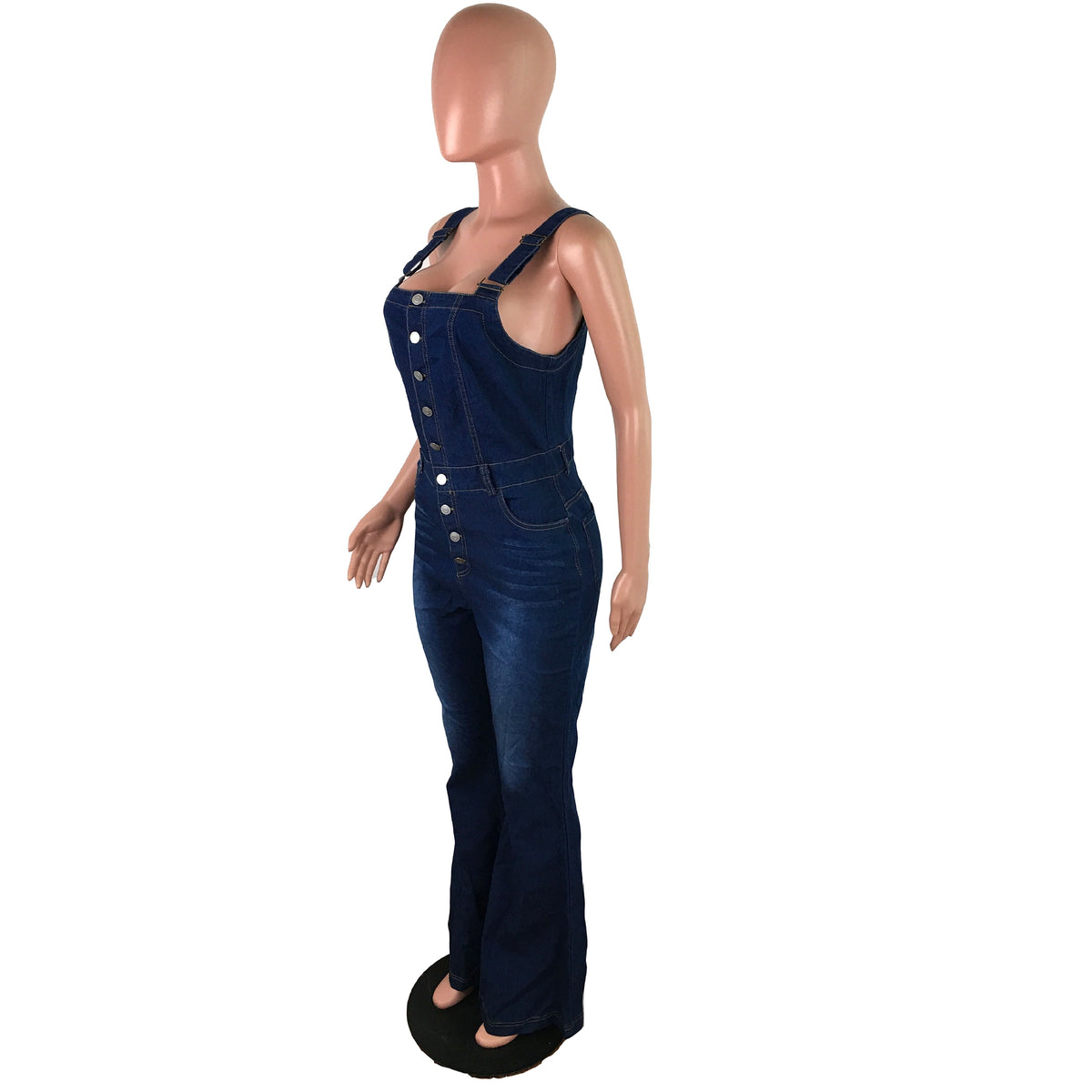 Women's Fashion Casual Denim Jumpsuit - enhanced image 14