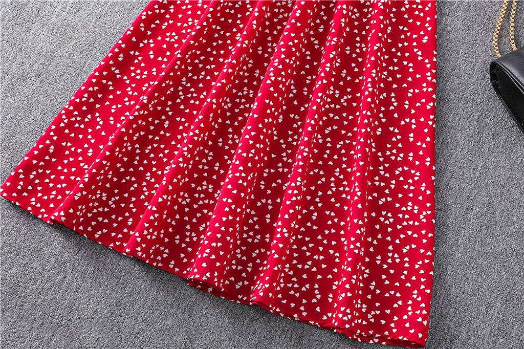 Women's Polka Dot Chiffon Loose And Versatile Dress - enhanced image 14