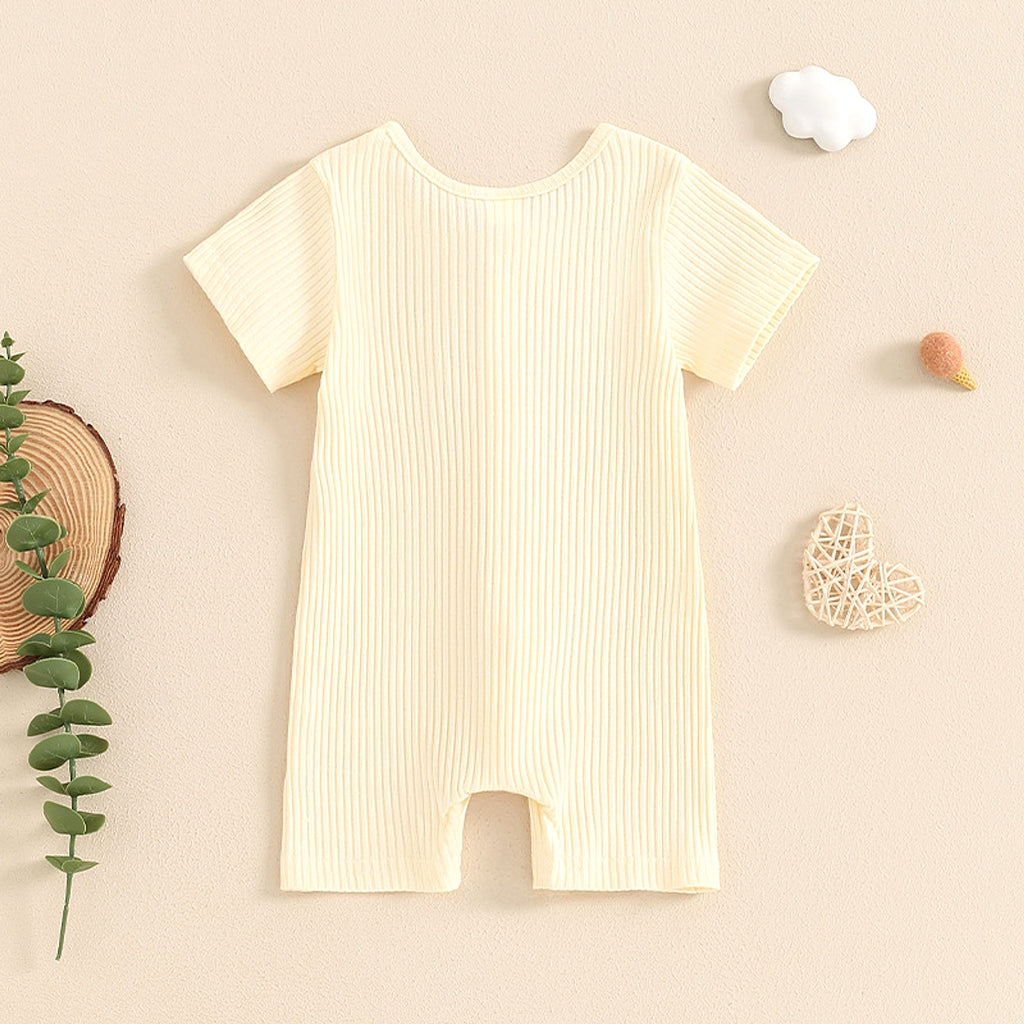 ZipNest™ – Short Sleeve Zipper Romper for Babies - enhanced image 14
