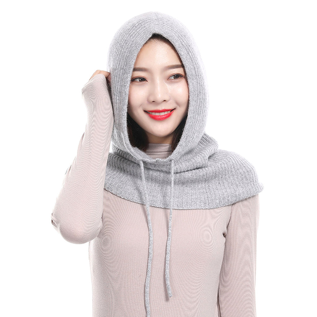 Cashmere Woolen Autumn And Winter Knitted Hat - enhanced image 15
