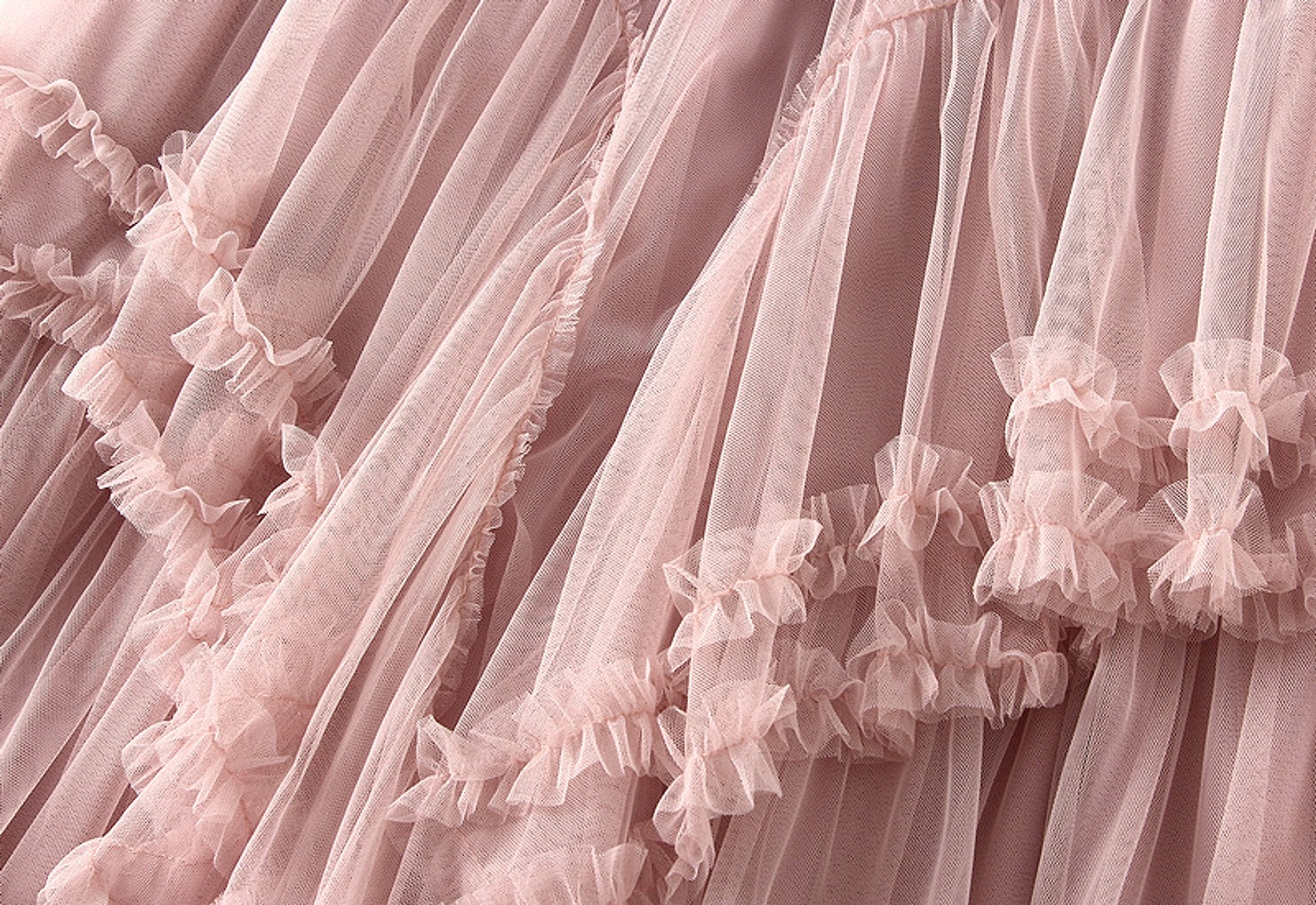 Slimming Multi-layer High-grade Gauze Skirt High-grade Skirt - enhanced image 15
