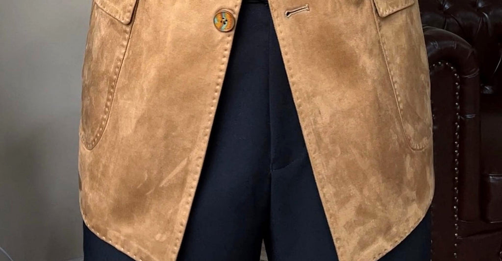 VeluttoRetro™ – Suede Velvet Classic Jacket - enhanced image 15