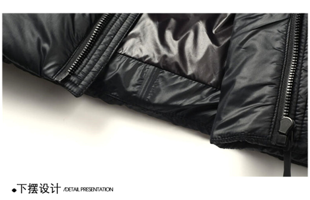 Winter Mid-old Men's Down Jacket Stand Collar Coat Thickened Protection Men - enhanced image 15
