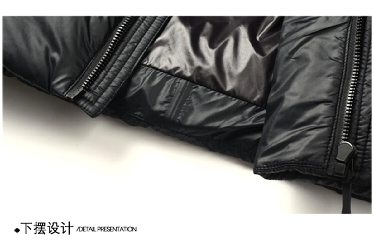 Winter Mid-old Men's Down Jacket Stand Collar Coat Thickened Protection Men - enhanced image 15