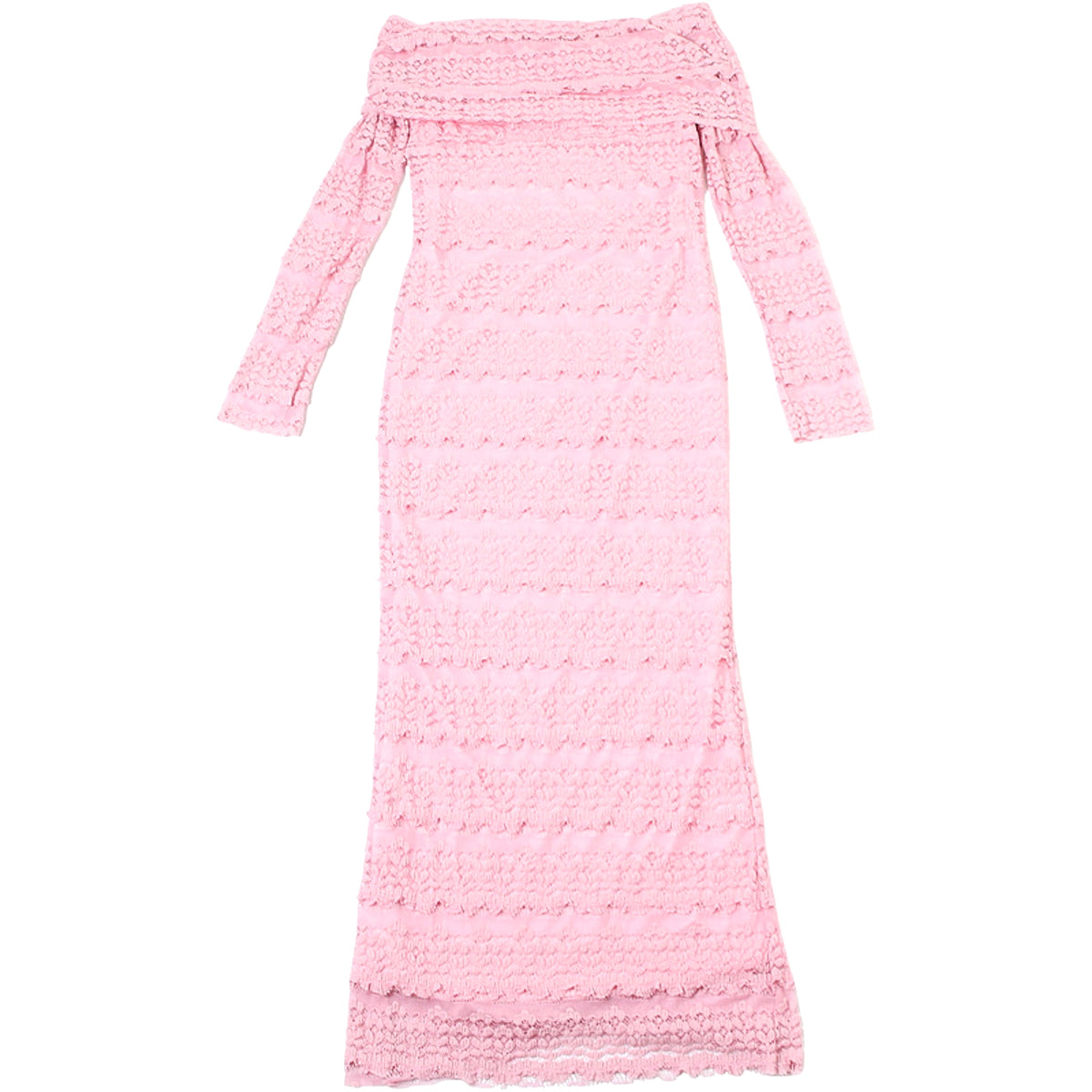 25 Edition – Elegant Off-Shoulder Lace Maxi Dress (Socialite Style) - enhanced image 16