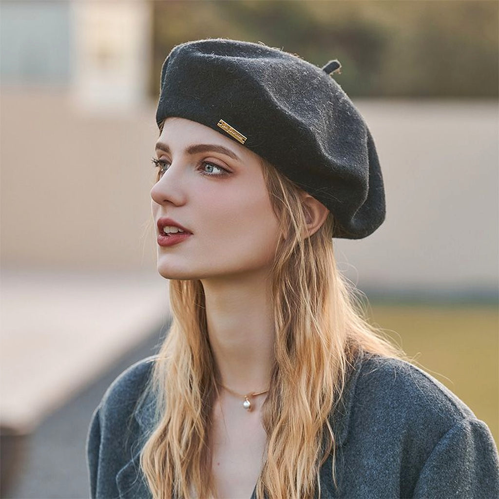 Casual Season Warm Thickened Pure Color All-matching Hat - enhanced image 16