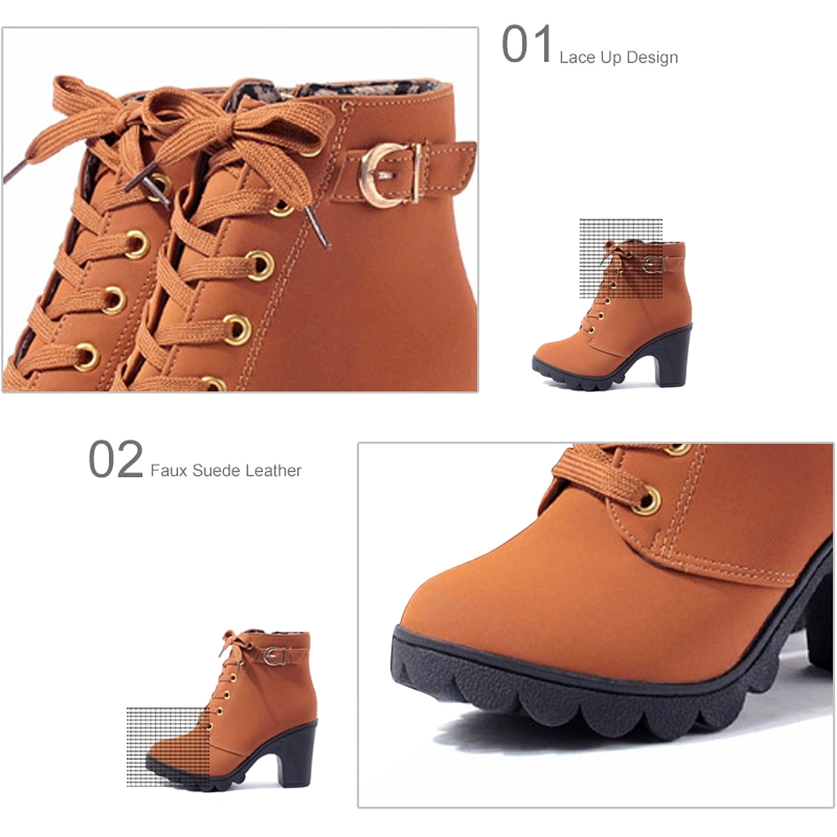 A.1 Cross strappy boots Women - enhanced image 16
