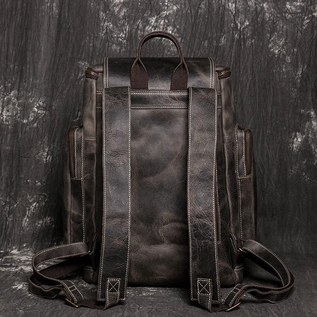 ALLFASHION™ – HeritageLeather Laptop Backpack - enhanced image 16