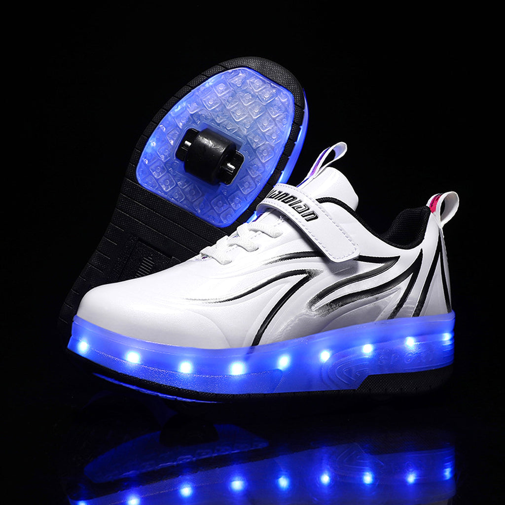Light Charging Pulley Shoes Single And Double Wheels - enhanced image 16