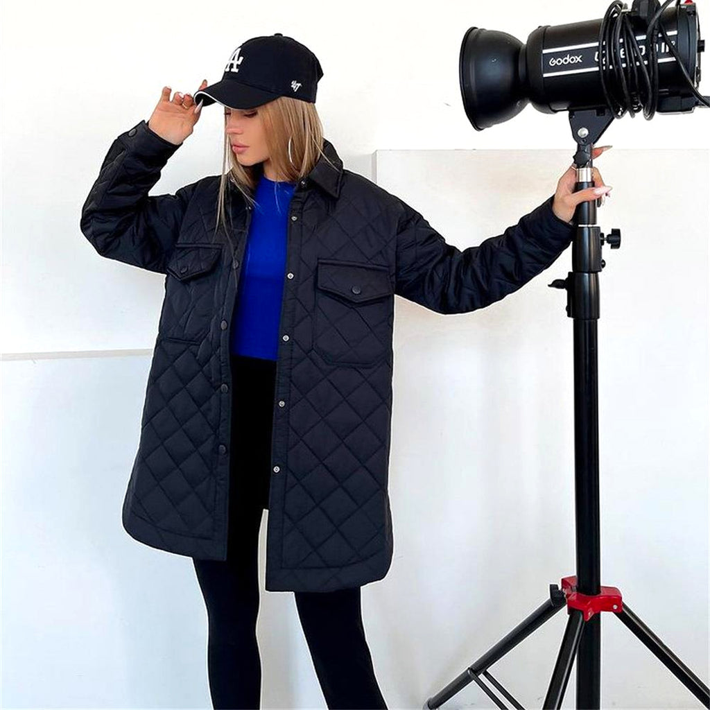 Long Breasted Lapel Cotton Jacket – 25 Edition - enhanced image 16