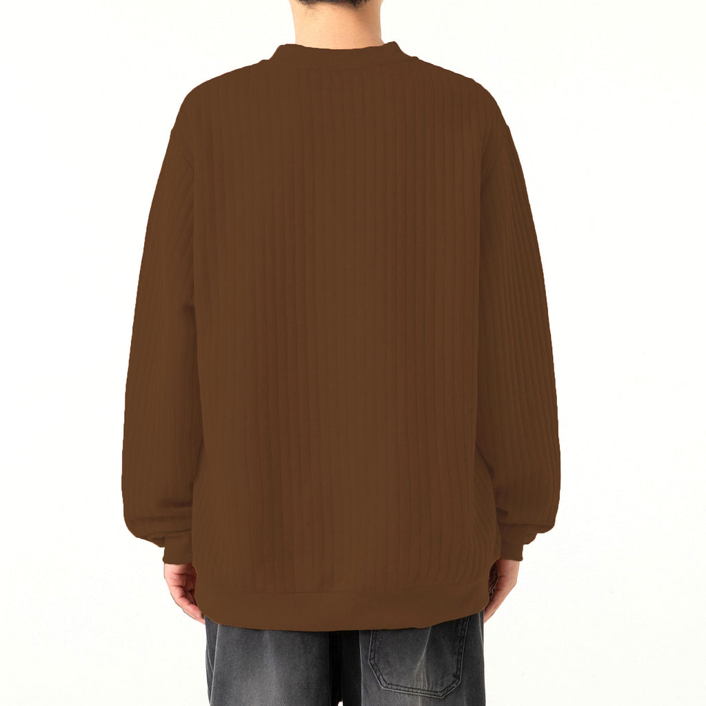Men's Half-high Collar Button Sweater - enhanced image 16