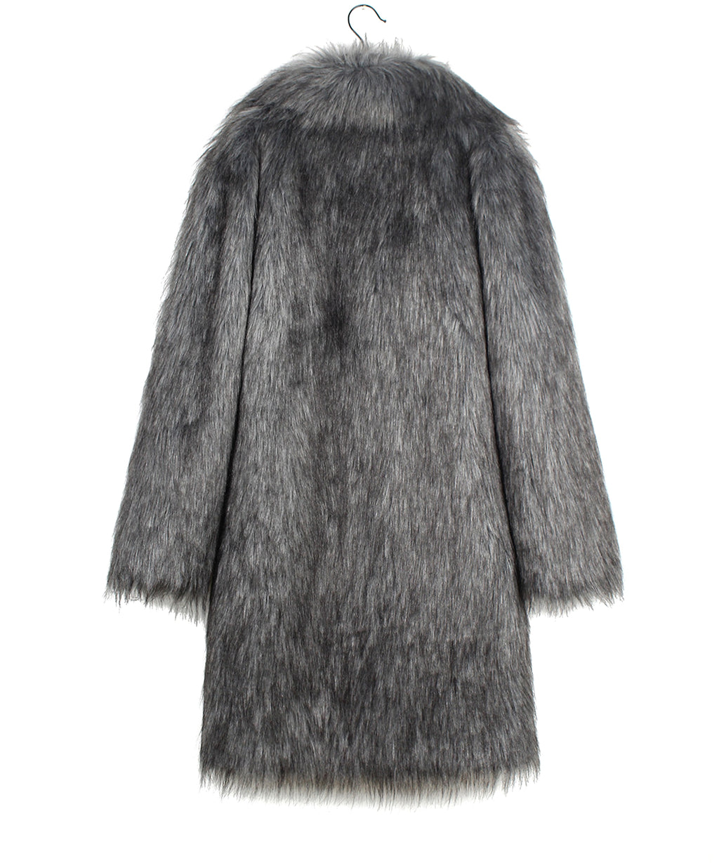 A.1 Men's Imitation Fox Fur Warm Coat Jacket - enhanced image 16