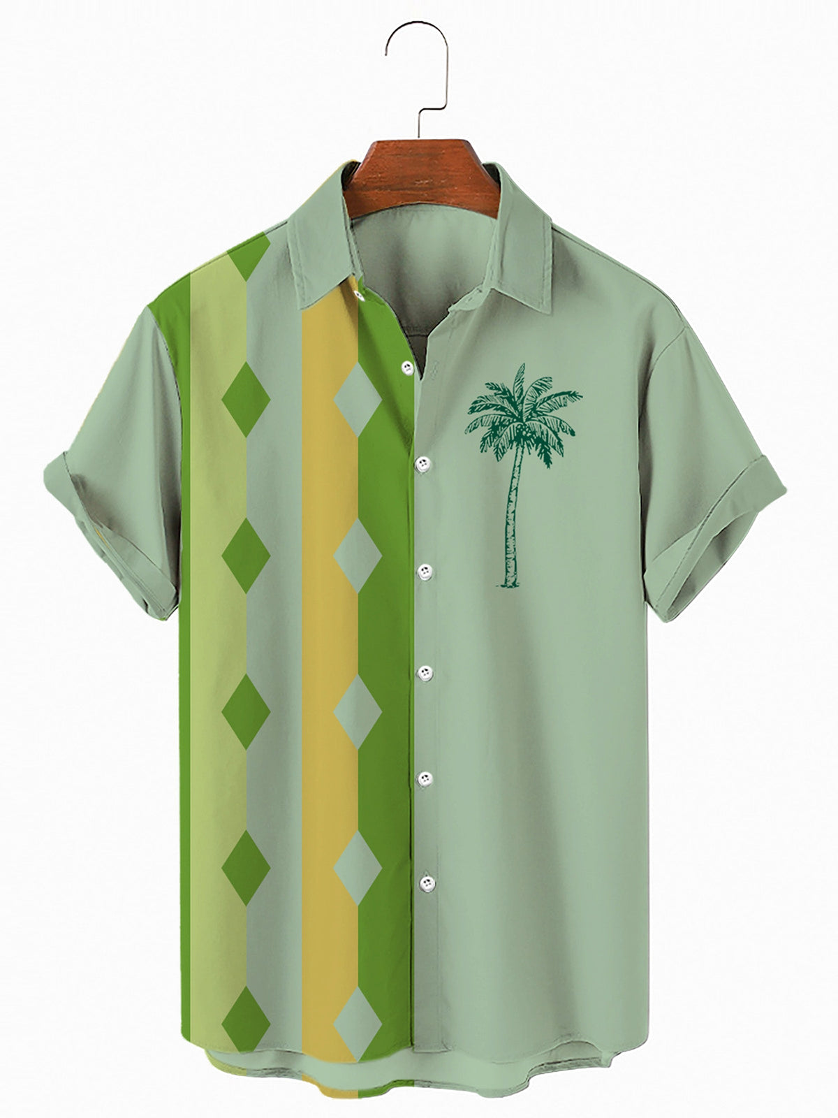 Men's Miami Vice Hawaiian DressShirt - enhanced image 16