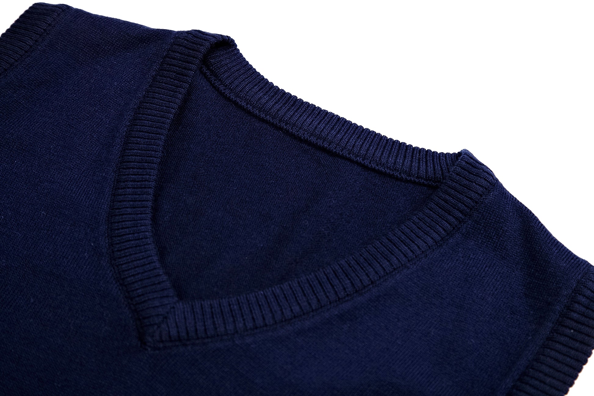 Men's Sleeveless Sweater Vest Casual Solid Color And V-neck - enhanced image 16