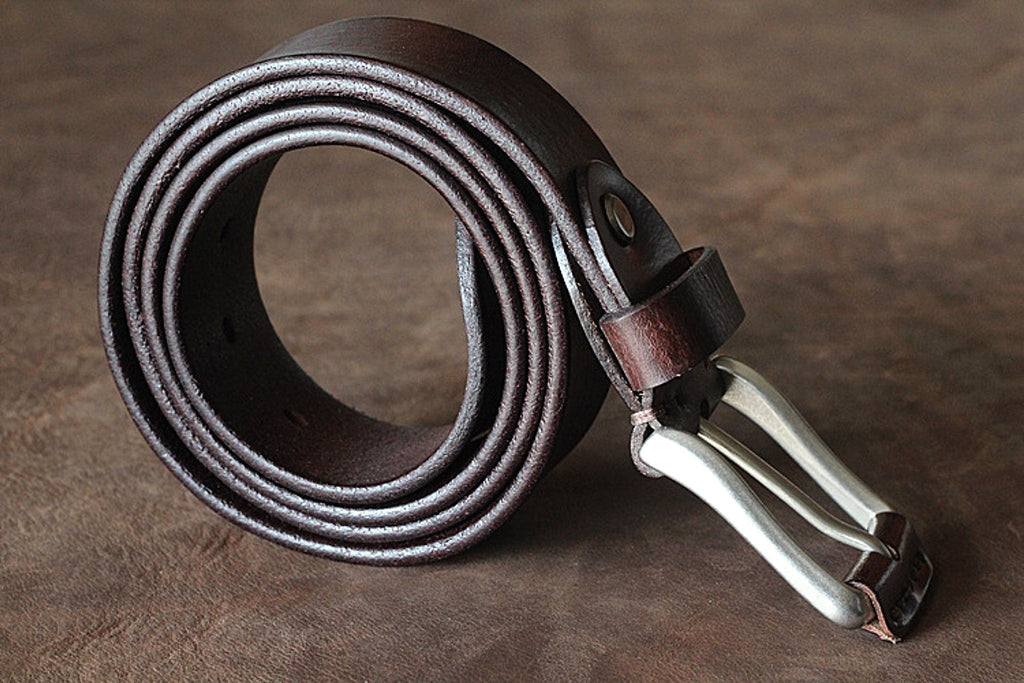 First Layer Cowhide Handmade Belt Men's Pin Buckle Belt