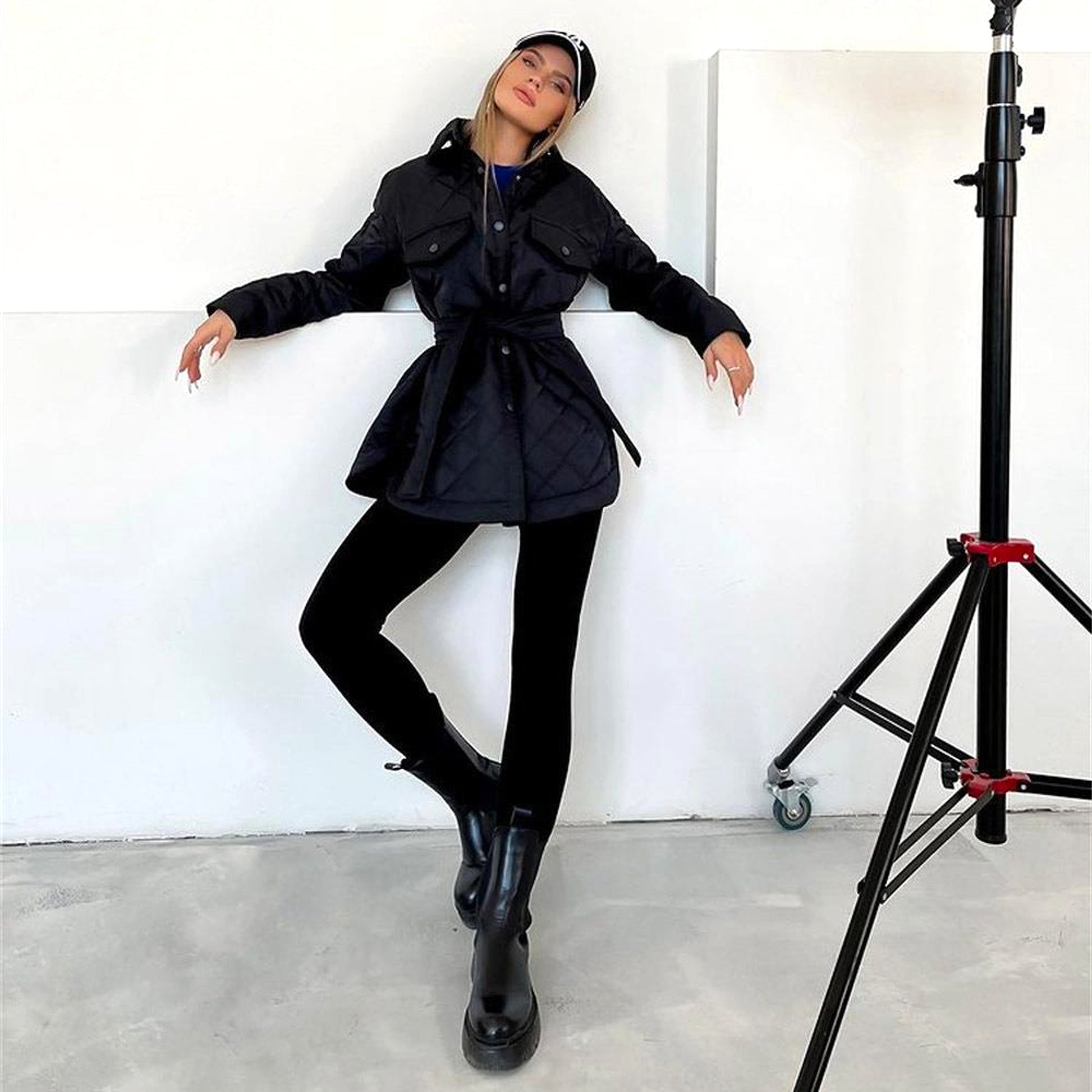 Long Breasted Lapel Cotton Jacket – 25 Edition - enhanced image 17