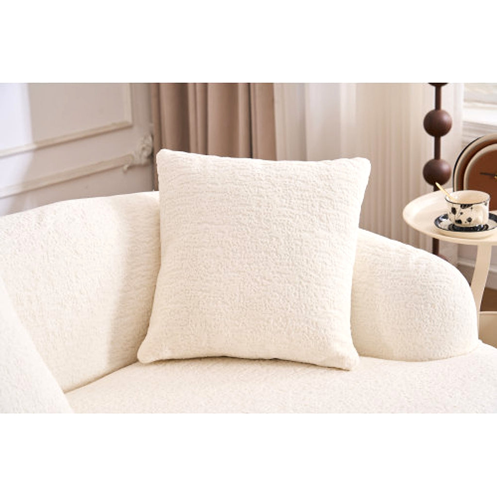 LuxeForm™ – Grey Compression Sofa with Chaise Lounge & 4 Pillows (US Warehouse) - enhanced image 17