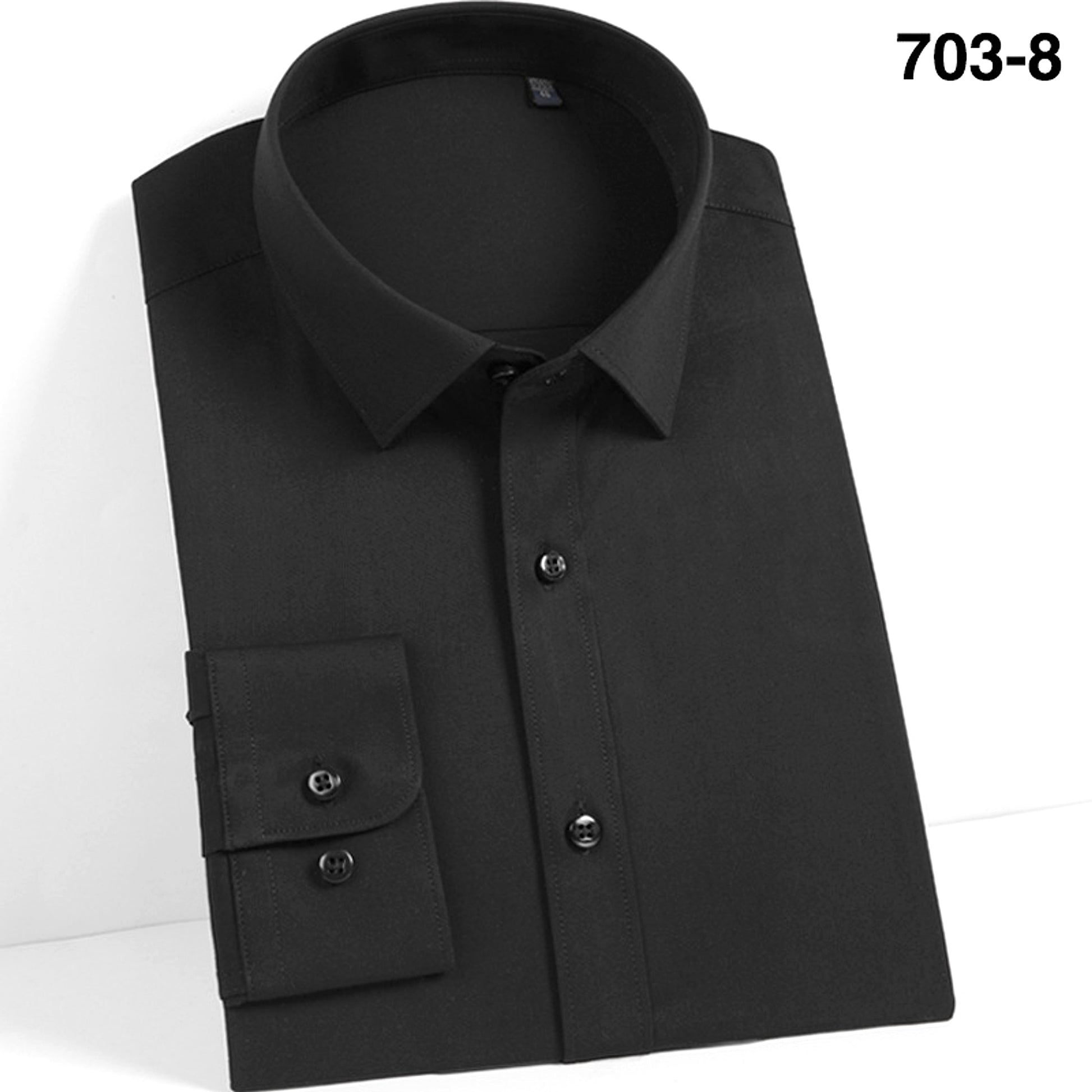Men DressShirt Long Sleeve Shirt - enhanced image 17