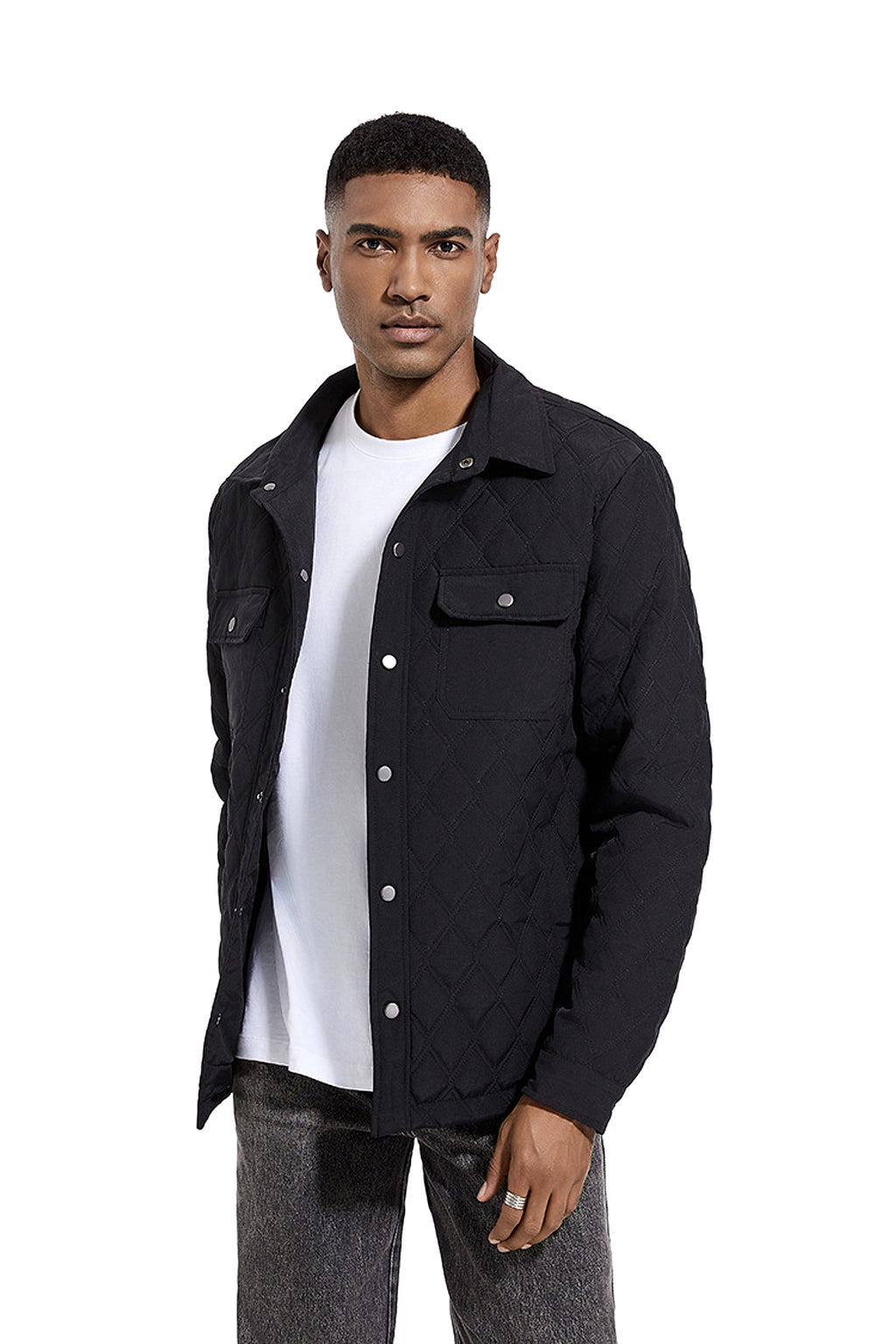 Men's Fashion Jacket Business Jacket Cotton Jacket - enhanced image 17