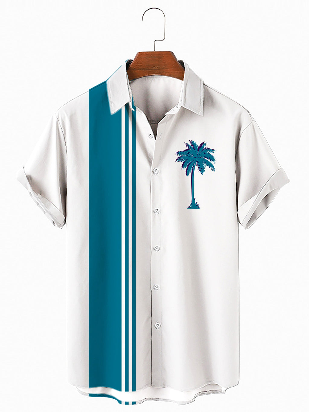 Men's Miami Vice Hawaiian DressShirt - enhanced image 17