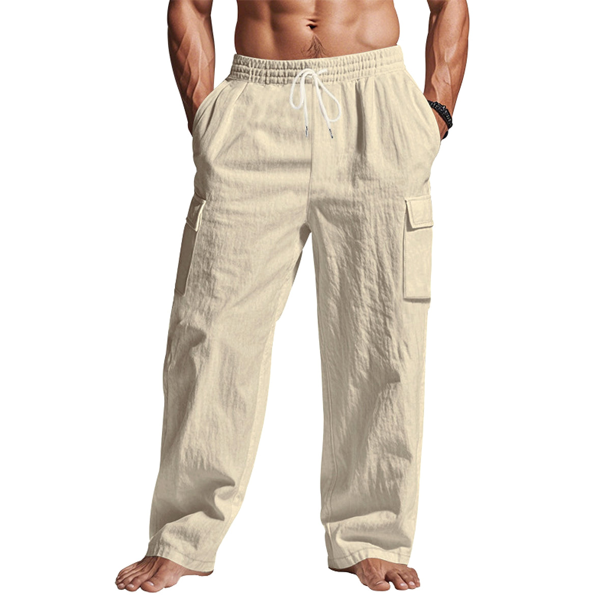 Multi-pocket Loose Casual Trend Wide-leg Pants - enhanced image 17