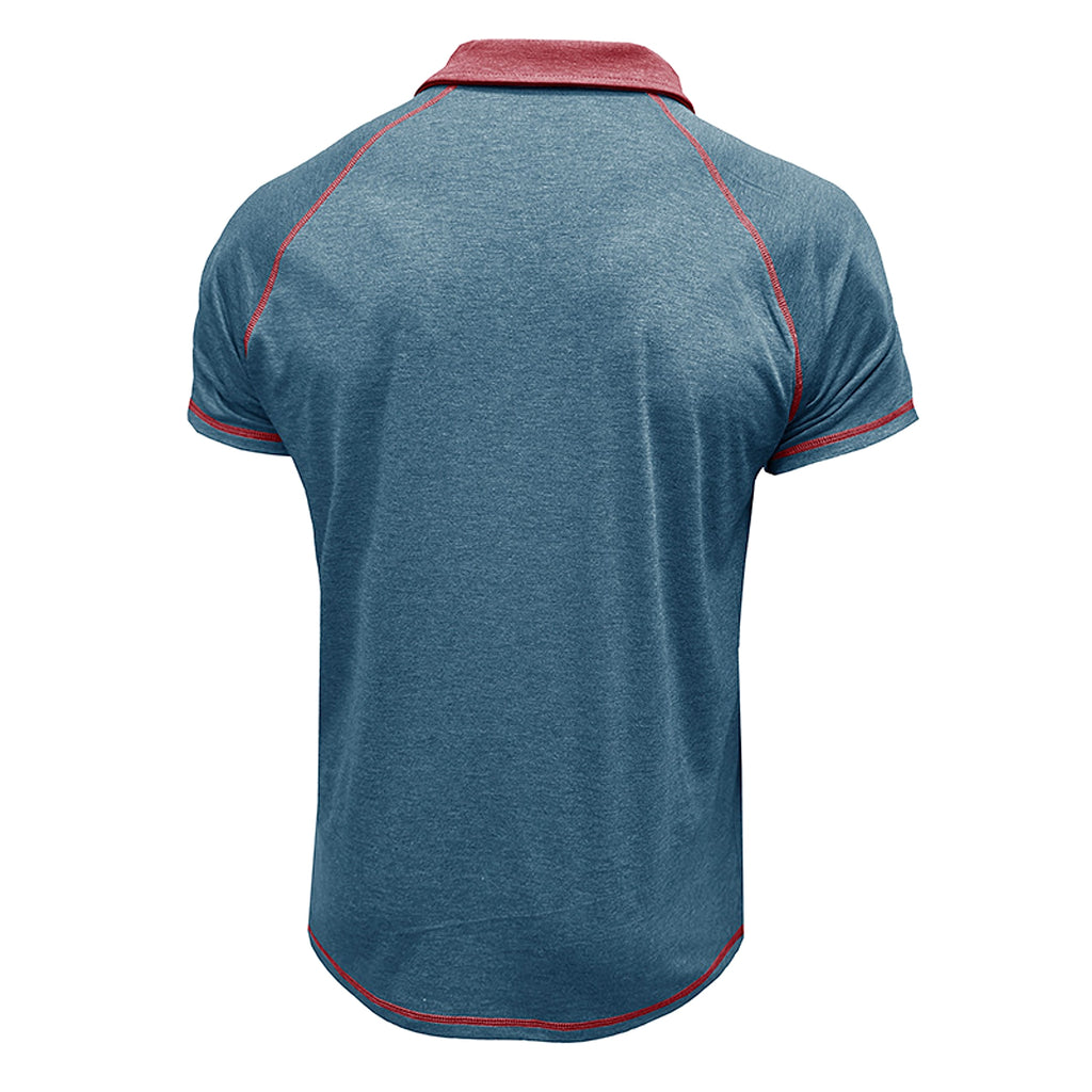 Short-sleeved Lapel T-shirt POLO Bottoming Shirt Men Clothing - enhanced image 17