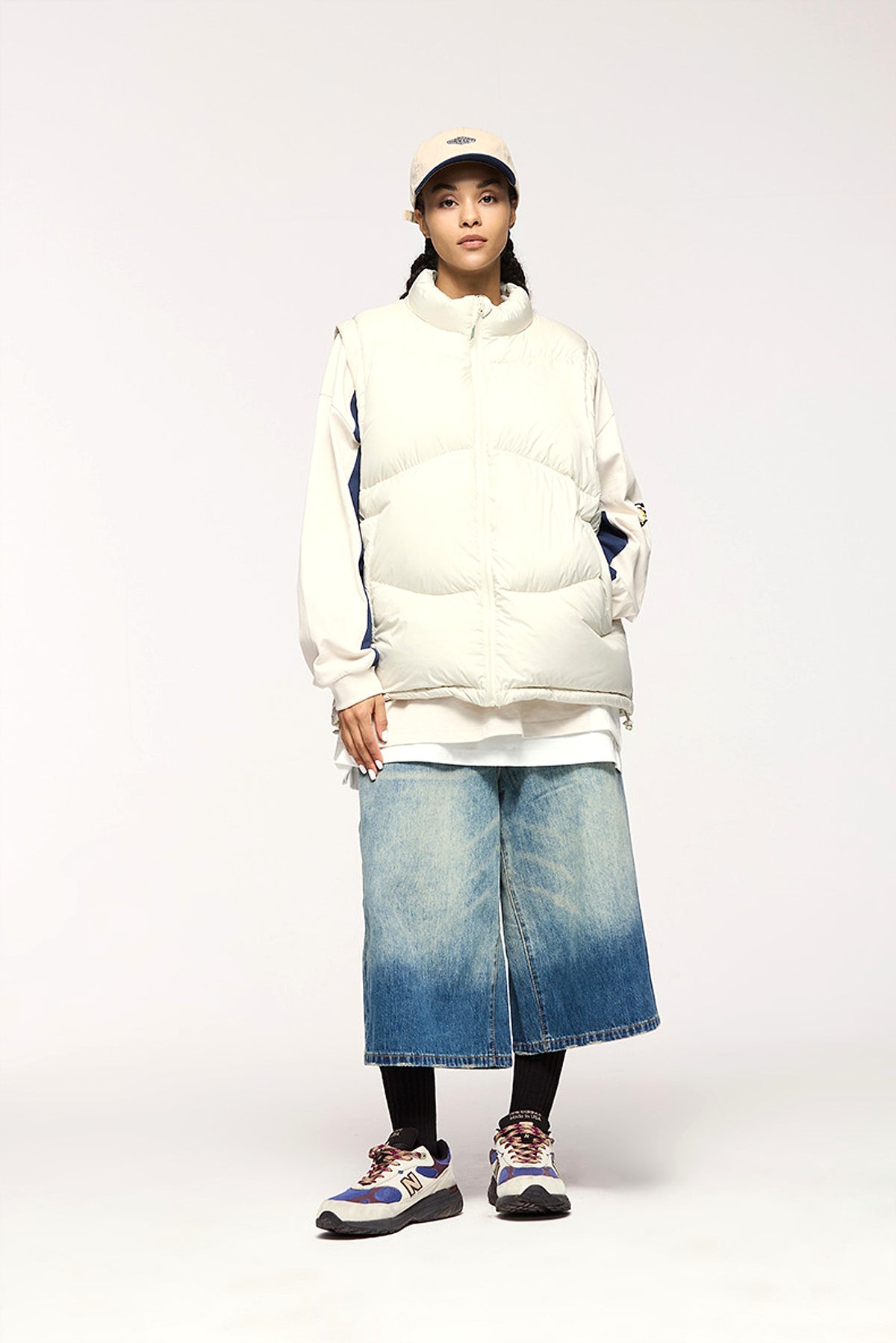 Thin And Portable Puff Down Vest White Duck Down Warm Vest Coat - enhanced image 17