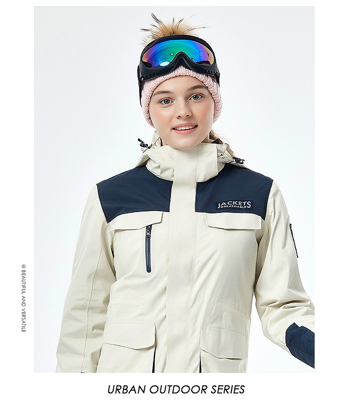 Winter Men Ski Jacket Waterproof Windproof Breathable Warm Softshell Long Sleeved Coat - enhanced image 17
