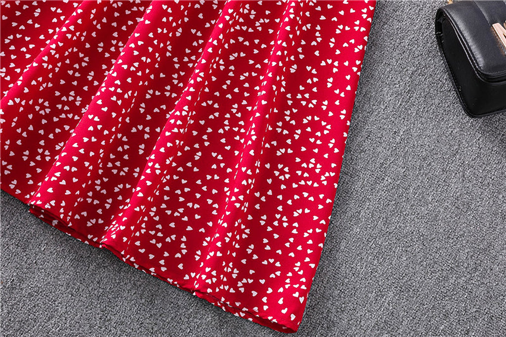 Women's Polka Dot Chiffon Loose And Versatile Dress - enhanced image 17