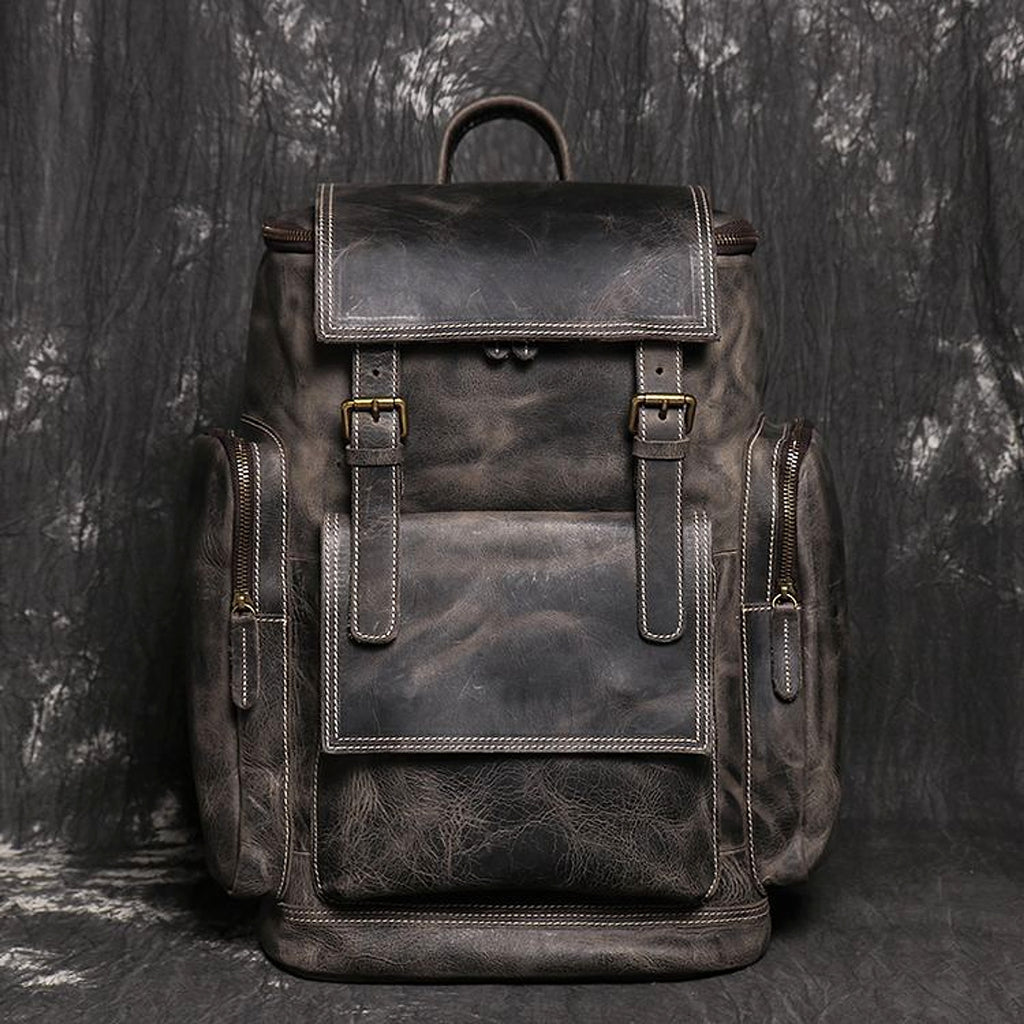 ALLFASHION™ – HeritageLeather Laptop Backpack - enhanced image 18
