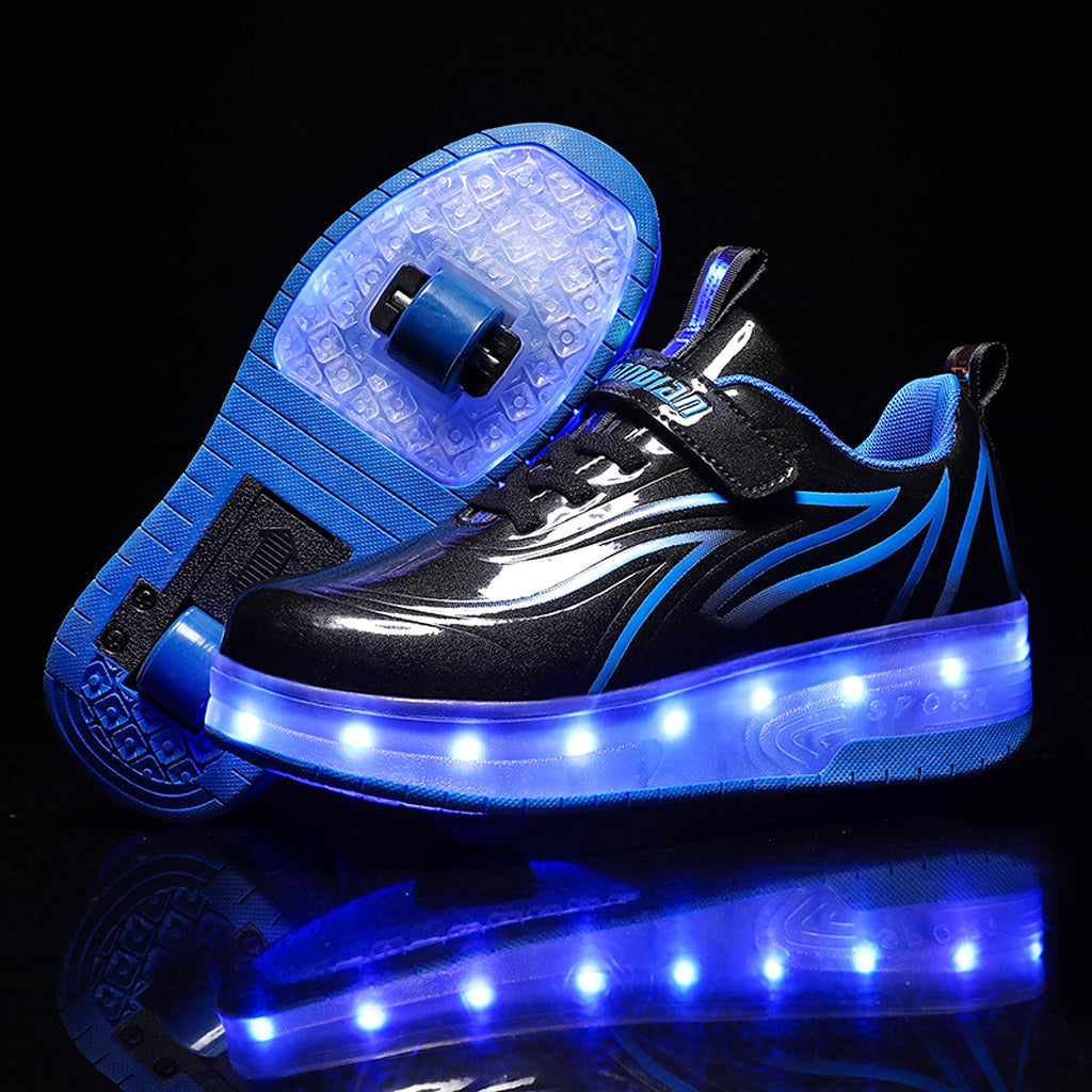 Light Charging Pulley Shoes Single And Double Wheels - enhanced image 18