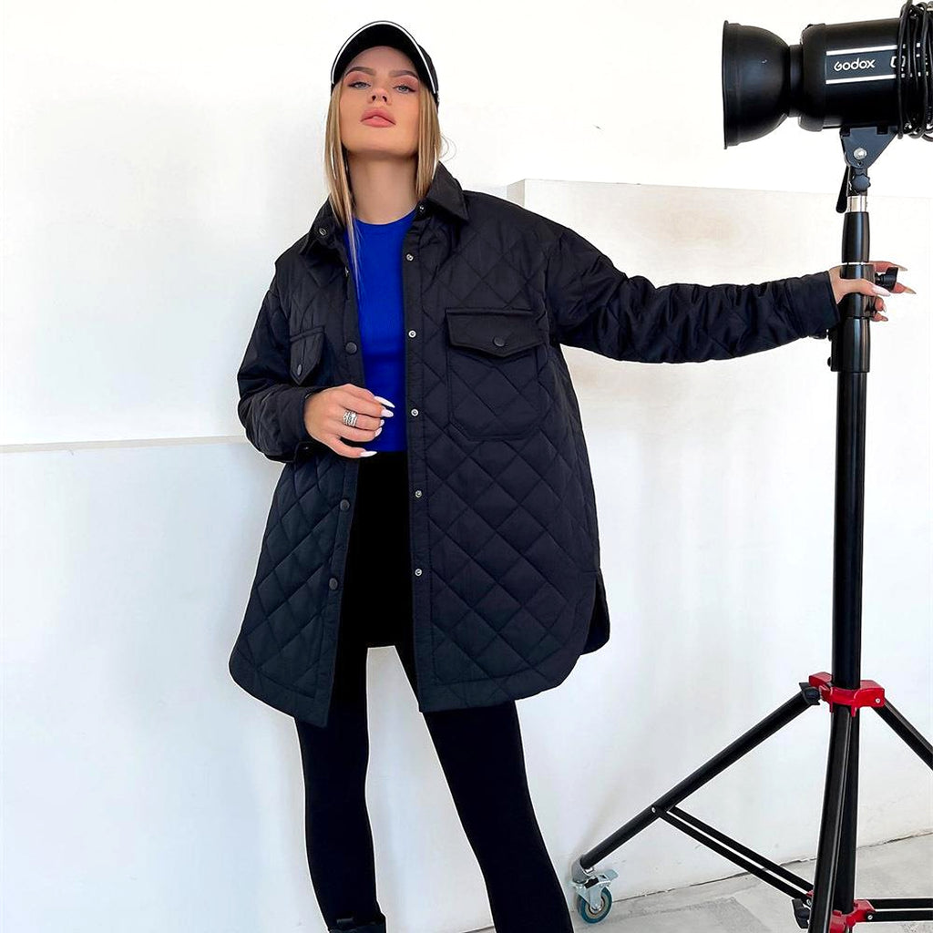 Long Breasted Lapel Cotton Jacket – 25 Edition - enhanced image 18