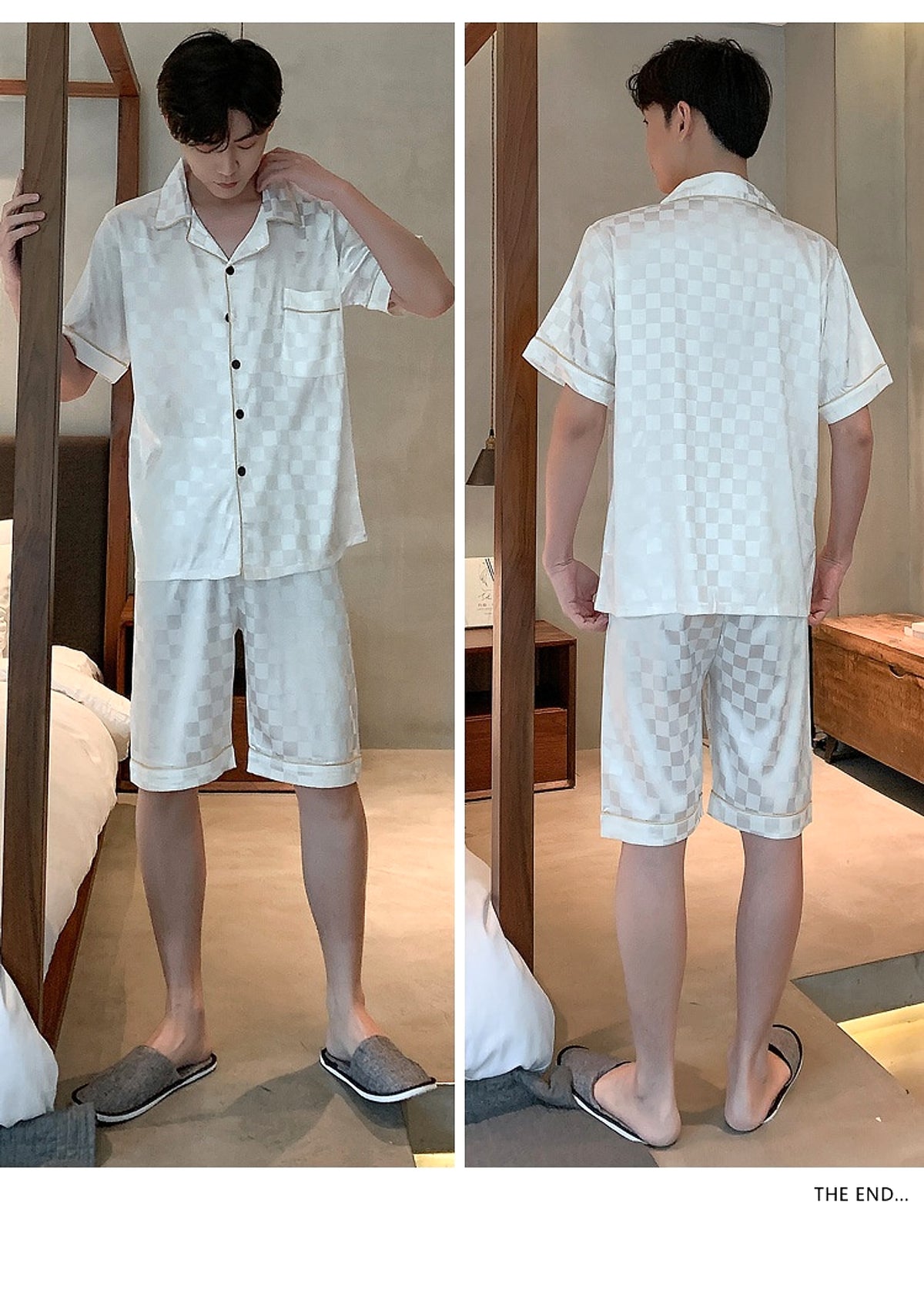 Men's Pajamas Summer Homewear Suit - enhanced image 18