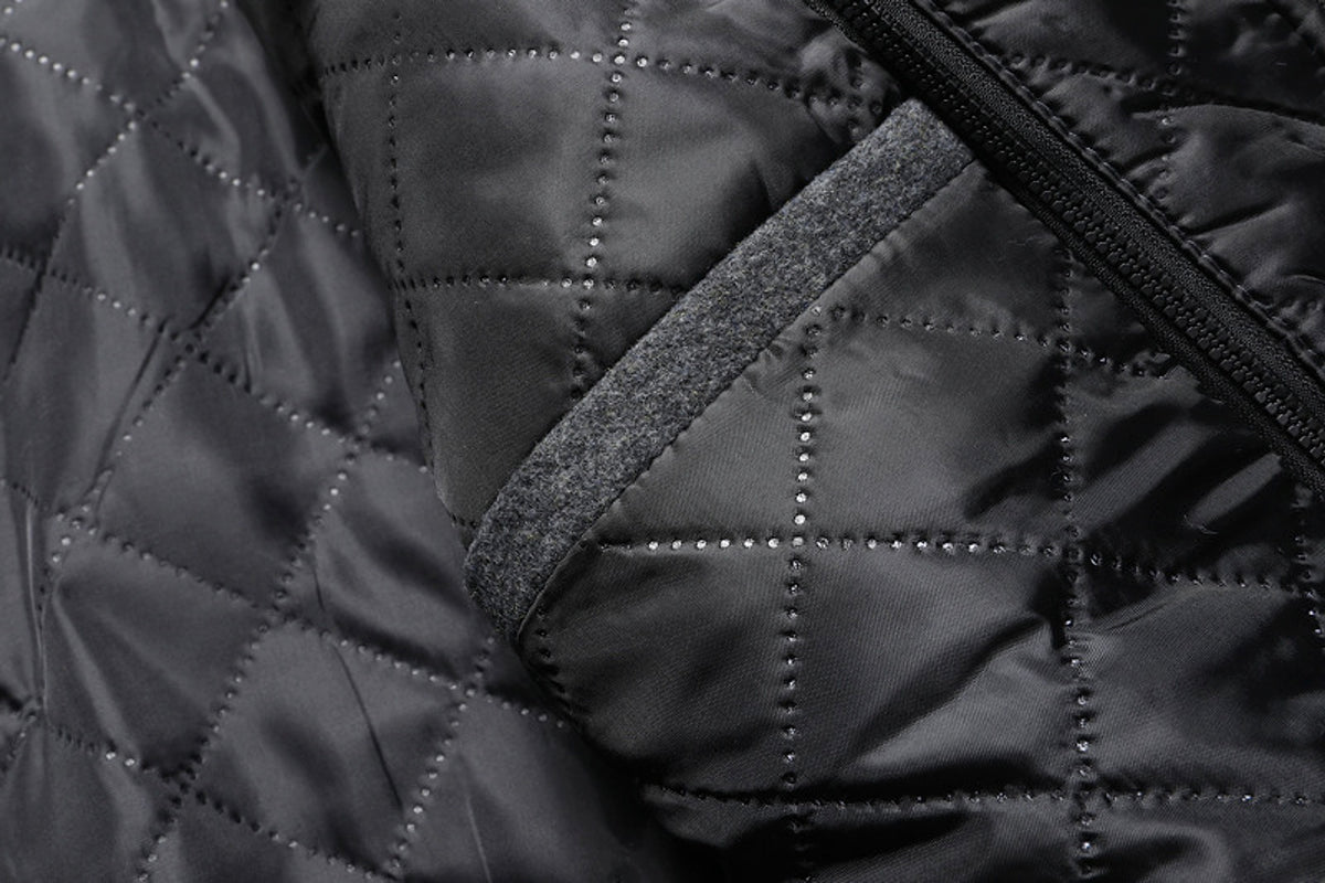 Men's Wool Woolen Thickened Overcoat Jacket - enhanced image 18